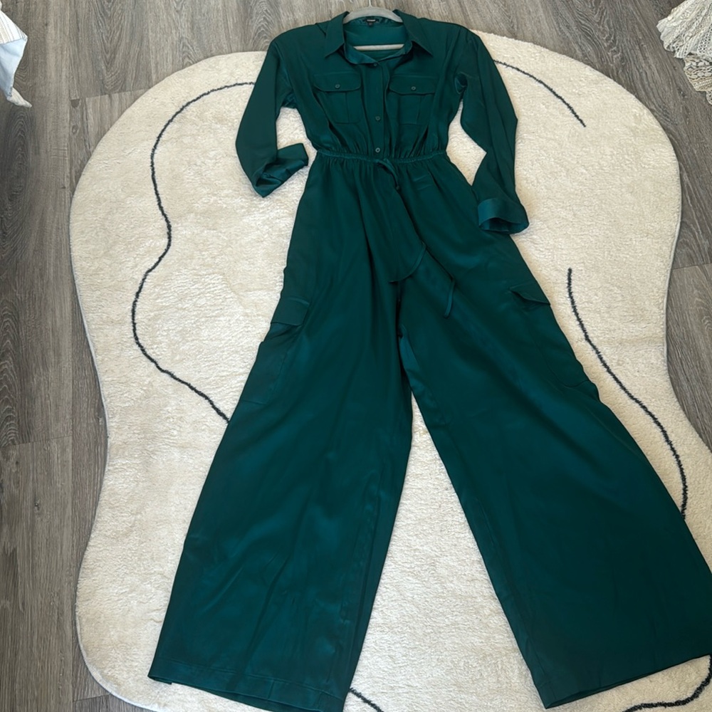 Jumpsuit Teal color  in size small